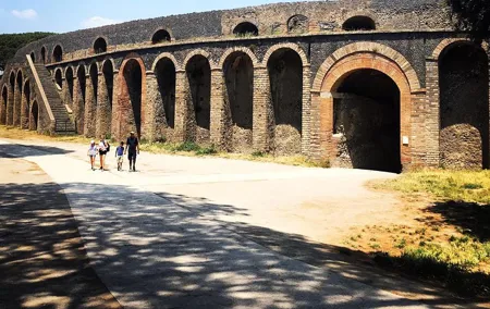 POMPEII, HERCULANEUM, and wine testing for lunch on MOUNT VESUVIO