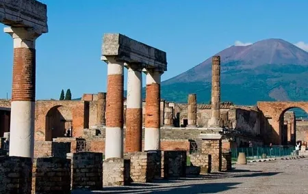 Pompeii-Vesuvius Combined Tour with Lunch and Wine Tasting