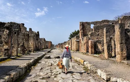 Family Adventure: Roundtrip from Naples or Sorrento to Pompeii