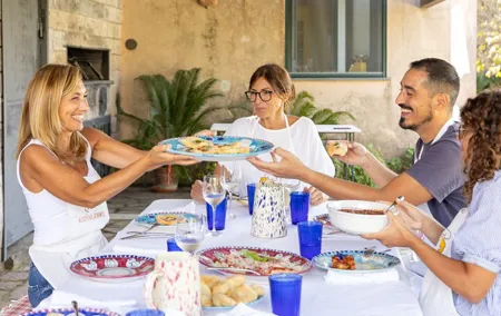 Cesarine: Dining & Cooking Demo at Local's Home in Genoa