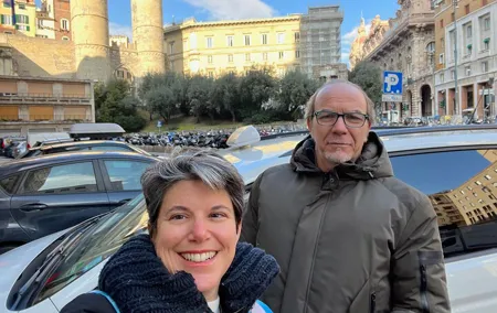 Genoa tour by taxi and on foot