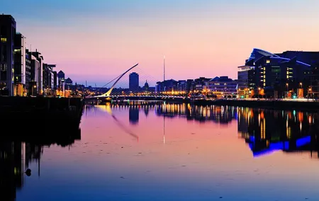 Dublin Live Guided Panoramic Open-Top Night Bus Tour