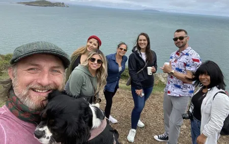 Dublin Coastal Hike and Pints with A local & His Dog Private tour