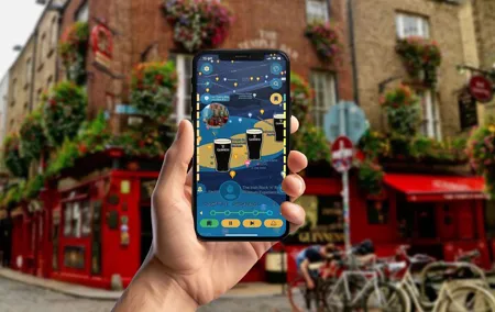 Dublin City GPS App Walking Tour Mobile Game