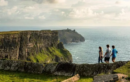 Cliffs of Moher walk with local farmer. Clare. Guided. 3 hours.