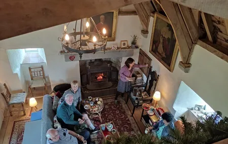 Private visit in an Irish Castle Home