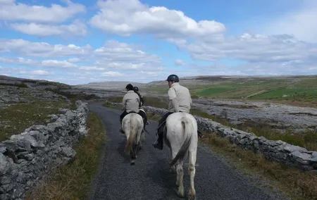 Horse riding - Burren Trail. Lisdoonvarna, Co Clare. Guided. 3 hours.