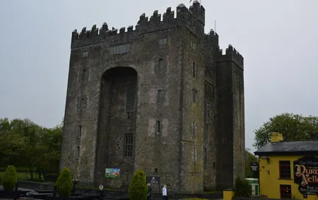 Bunratty Castle, Folk Park, Craggaunowen & Quinn Abbey Private Tour from Galway