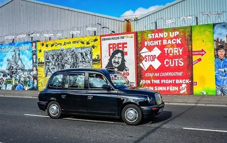 Political Taxi Tour Belfast (1-7 People)