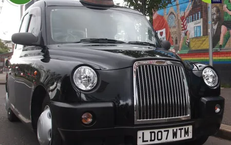 Black Taxi Mural "Tour Like A Local"