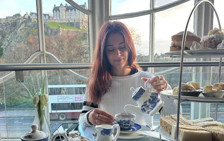 Afternoon Tea with Castle Views in Edinburgh