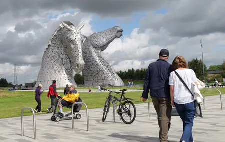 Half day Private Kelpies and Falkirk Wheel tour