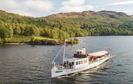 Steamship Cruise, Sheepdog Demo, Foraging Walk, Trossachs Trail
