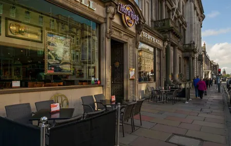 Hard Rock Cafe Edinburgh with Set Menu for Lunch or Dinner
