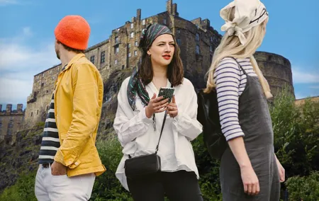 Fun, Flexible Treasure Hunt Around Edinburgh with Cryptic Clues & Hidden Gems