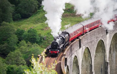Glenfinnan Viaduct Glencoe and Fort William Tour from Edinburgh