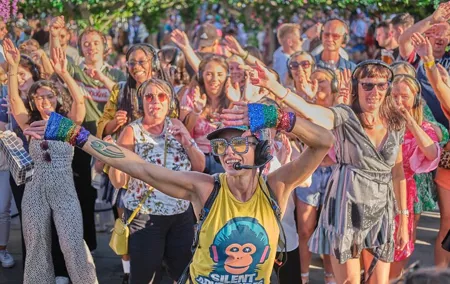 A Silent Disco Adventure at the Fringe for August in Edinburgh