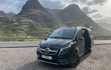 Edinburgh Airport to Edinburgh City Private Luxury Transfer