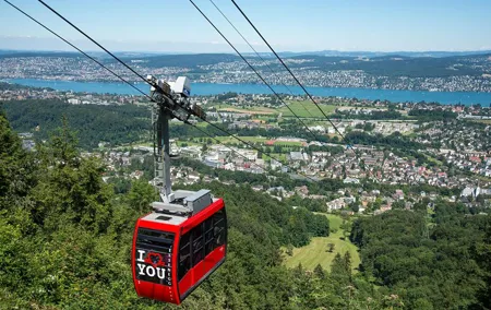Best of Zurich Tour with Felsenegg Cable Car and Ferry Ride