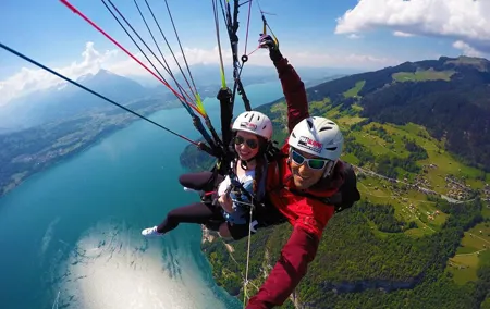 Full-Day Guided Tour To Interlaken with Paragliding Flight