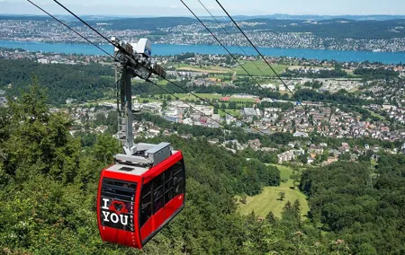 Half Day in Zurich With Cable Car Private Tour