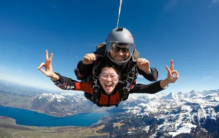 Skydive Adventure in Interlaken from Zurich