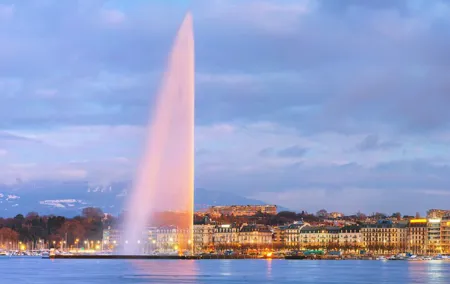 Private transfer from Zurich to Geneva, 3h Stop in Lausanne