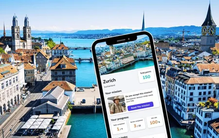 Zurich Exploration Game and City Tour on your Phone