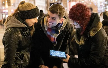 Operation scavenger hunt through the Christmas market in Zurich
