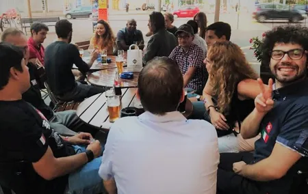 Meet new people and enjoy free snacks