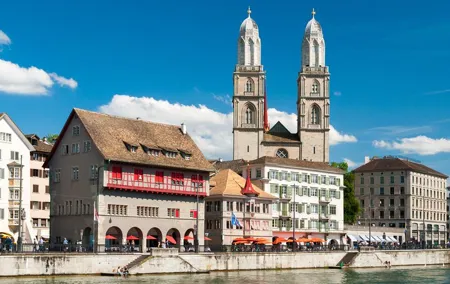 Zurich Grossmunster Cathedral and Old Town Tour with Tickets