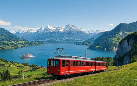 Swiss Alps, Lakes and Grand Canyon by Train, Boat and Cogwheel