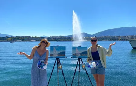 Painting Master Class by the Geneva Lake