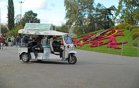 Geneva Highlights and Watch Tour by Tuk Tuk