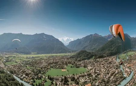Interlaken and Paragliding Day Trip from Geneva