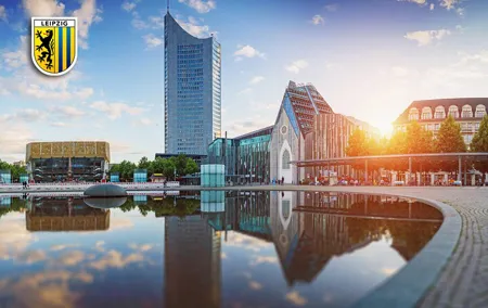 Leipzig: Private guided tour with panoramic tower view
