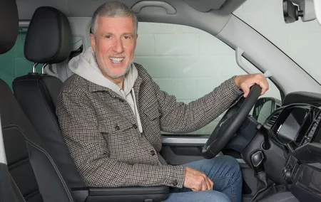 On tour with a friend and his luxury van