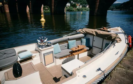Boat trip Heidelberg private boat with captain 1.5h couple family