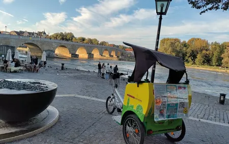 60min Regensburg Rickshaw Pedicab City Excursion stadtführung