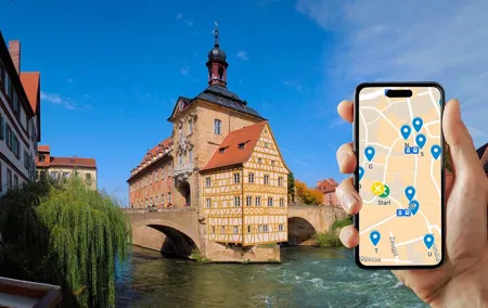 Self-guided scavenger hunt and city game in Bamberg