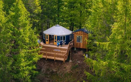Private Glamping at Forest Tower with transportation from CPH
