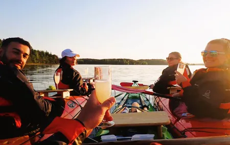 Stockholm Archipelago Sunset Kayaking and Fika tour