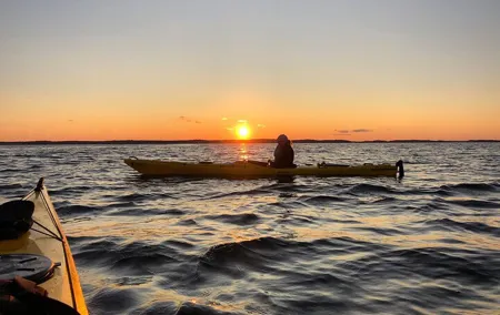 Sunset Kayak Tour in the Stockholm Archipelago + Swedish Fika