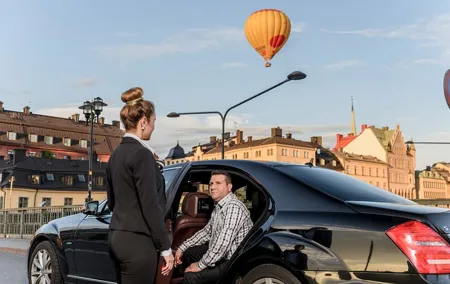 First Class Airport Limousine Transfer: Stockholm City to Arlanda Airport