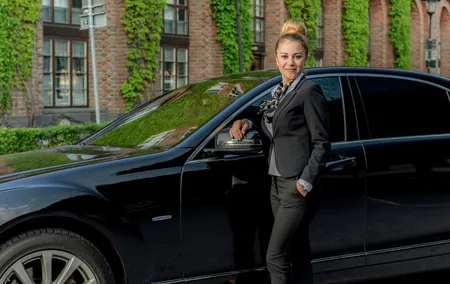 Airport Limousine Transfer: Stockholm City to Bromma Airport 1-7 Passengers