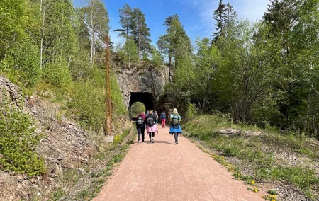 Railway walk along Old Drammen Line