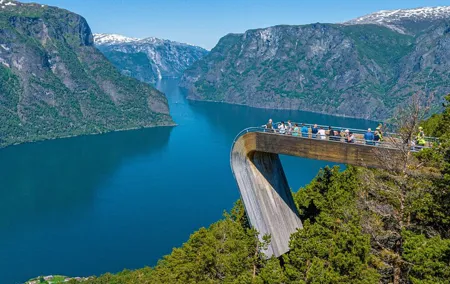 Day Roundtrip Oslo To Vøringsfossen Stegastein and Flåm Railway