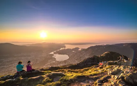 Bergen by night: Mount Ulriken & Floyen Cable Car Tour