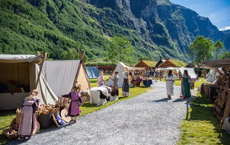 Private Day Tour Nærøyfjord Cruise, Viking Village, Flåm Railway