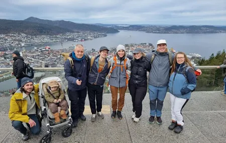 Small Group Hiking Tour on Mt. Fløyen With Funicular Ride
